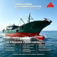 Nouveau Chalutier Commercial en Acier pour la Pêche au Thon et la Pêche à la Nasse à la Dérive avec GPS et AIS, Longueur 30m, à Vendre