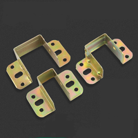 Accessoires de quincaillerie en fer modernes, support de fixation invisible pour lit, charnière de suspension, poutre en forme de U, pièces métalliques estampées, facile