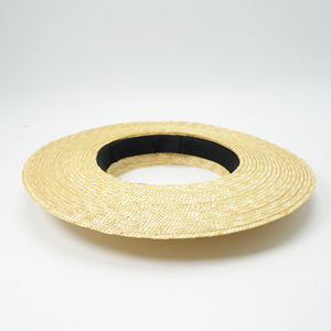 Viseras superiores vacías de verano para mujer Logotipo personalizado Impreso Fedora <span class=keywords><strong>Sombrero</strong></span> de Panamá con cinta Deportes Playa Esquí Pesca Hecho Hierba natural - Product Image 4