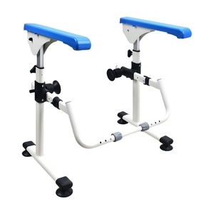 Promotional Medical Toilet Frame for Aneurysm Recovery 360 Rotatable Clamp PE Non Slip Grip Length Height Adjustable Device - Product Image 1