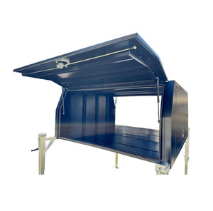 <span class=keywords><strong>Caja</strong></span> <span class=keywords><strong>de</strong></span> Almacenamiento Elevada <span class=keywords><strong>de</strong></span> Aluminio para Camioneta Ute <span class=keywords><strong>de</strong></span> 3 Puertas, <span class=keywords><strong>de</strong></span> Aleación <span class=keywords><strong>de</strong></span> Aluminio Negra, para Exteriores - Product Image 4