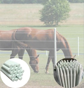 Poteau de clôture en fibre de verre de ferme de 4 pieds <span class=keywords><strong>5</strong></span> pieds 6 pieds pour bâtiment de clôture électrique - Product Image 1
