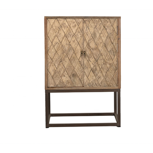 Buffet de table en bois rétro, vintage, rustique, japonaise, meubles de maison, shabby et chic - Product Image 3