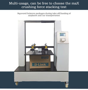 Machine d'essai de compression 1000 kg 2000 kg Testeur de compression de carton avec espace d'essai de 1200x1200x1200 mm pour les tests de colis lourds - Product Image 5