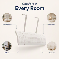 Déflecteur d'air réglable pour climatiseur, anti-courant direct, pour climatiseur split, maison, chambre