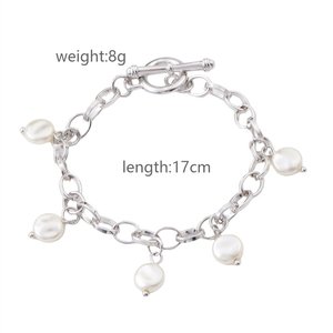 Pulsera de acero inoxidable de moda personalizada al por mayor estilos aleatorios chapados en oro para fiestas asequibles - Product Image 3