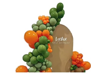 Ensemble de guirlandes de ballons dinosaures en latex avec <span class=keywords><strong>arche</strong></span> gonflable pour décorations de fête d'enfants pour Noël et Halloween - Product Image 1