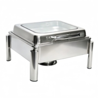Ensemble de réchauds de style arabe, équipement de buffet en acier inoxydable, chauffe-plats professionnels pour événements de restauration