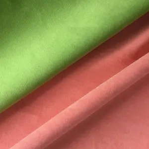 100% Polyester Twill Mikrofaser Pfirsich Haut Fluoreszierende Stoff