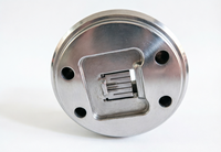 Matrice d'extrusion nitrurée haute dureté, moule d'extrusion personnalisé pour radiateur à cavités multi-ailettes, marque Huayi, modèle 122