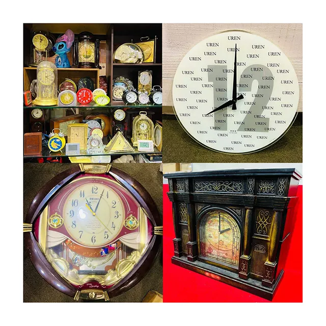 High quality various second hand cheap wall vintage clock used