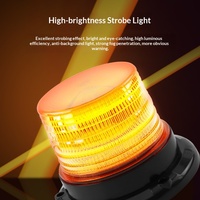 Luz de Advertencia LED Universal para Techo, Magnética, para Vehículos de Ingeniería, Carretillas Elevadoras, Emergencias, 12V 7W 520Lm, Alto Brillo