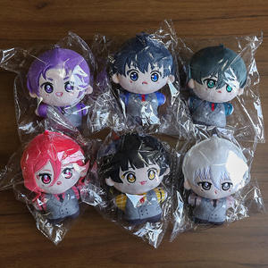 LLavero colgante de juguete de peluche de 10CM para bolsa Anime japonés <span class=keywords><strong>Manga</strong></span> <span class=keywords><strong>Blue</strong></span> <span class=keywords><strong>Lock</strong></span> Doll figura Kawaii Isagi Yoichi Anime lindo muñeco de peluche - Product Image 2