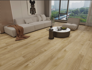 Piso <span class=keywords><strong>Laminado</strong></span> de Madera HDF de la Mejor Calidad de China AC3 AC4 AC5 con Sistema de Clic, 8mm 10mm 12mm de Grosor, Roble Blanco y Gris Oscuro, Impermeable para Sala de Estar - Product Image 6