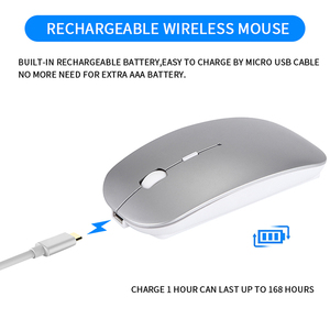 <span class=keywords><strong>Amazon</strong></span> ventas en silencio recargable 2,4 GHz <span class=keywords><strong>Bluetooth</strong></span> 4,0 inalámbrico <span class=keywords><strong>Mouse</strong></span> Dual modo ratón - Product Image 5
