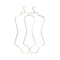 Pour Lavinia personnalisé brillant or Rose or cuivre corps métal cintres Offre Spéciale usine en gros pour vêtements literie Bikini