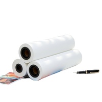 Papier de sublimation OEM 29-100 g/m² 110 pouces 1000 m format A4/A3 petit/grand rouleau personnalisable pour textiles transfrontalier