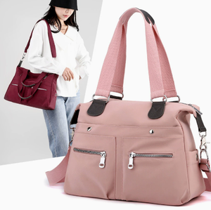 Nouveau <span class=keywords><strong>sac</strong></span> à main en nylon imperméable, tendance décontractée, <span class=keywords><strong>sac</strong></span> à bandoulière pour le shopping, <span class=keywords><strong>sac</strong></span> fourre-tout souple de haute qualité pour <span class=keywords><strong>maman</strong></span> - Product Image 4