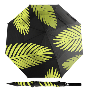 Paraguas de golf invertido de tela Pongee 190T con mango de EVA, diseño manos libres para personas mayores - Product Image 3