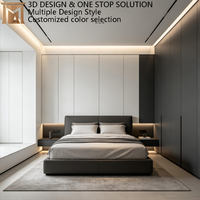 Armoire de rangement modulaire sur mesure, moderne, de luxe, noire, en MDF, avec tiroirs écologiques à fermeture douce, spacieuse, pour hôtel