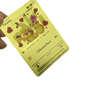 In Stock Gold Metal <strong>Rainbow</strong> Pikachu <strong>Vmax</strong> Charizard Poke Mon Trading <strong>Cards</strong> New Trading <strong>Cards</strong> Collection Game Dragon Pearl Nar Uto