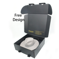 Boîtes à chapeaux Stetson personnalisées avec logo imprimé en gros à Shanghai