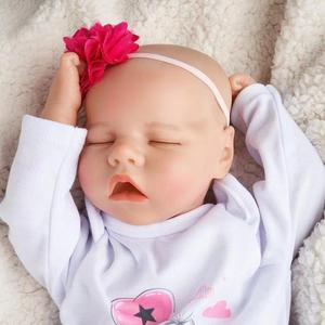 Muñecas bonitas de bebé <span class=keywords><strong>Reborn</strong></span> de 18 pulgadas, modelo de juguete suave para niños, función de música, muñecas realistas para niñas, juguetes para niños para niñas - Product Image 3