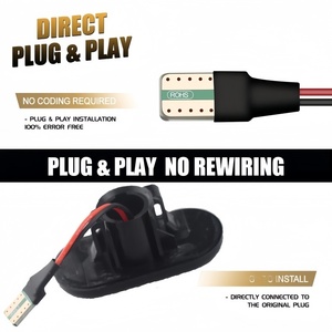 2X Luci LED Dinamiche per Indicatori di Direzione Laterali per Renault Clio Trafic Kangoo Twigo <span class=keywords><strong>Dacia</strong></span> Logan Duster Nissan Interstar Primastar - Product Image 3