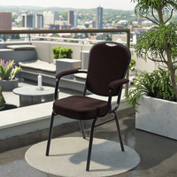 Fauteuil à bascule d'hôtel avec accoudoirs – Conception empilable pour jardin, hôpital et atelier – Confort et style