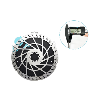 Nouvelles plaquettes de frein à disque flottantes en acier de 140 mm pour VTT, vélo de route, BMX, frein hydraulique - Product Image 2