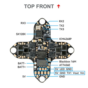 Controlador de Vuelo BETAFPV Matrix 1S 12A AIO 4 en 1 ESC STM32G473 <span class=keywords><strong>ELRS</strong></span> 2.4GHz ICM42688P 16MB Blackbox para Avión FPV Whoop - Product Image 6
