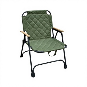 Conjunto de Mesa y Silla Plegable de Alta Gama para Exteriores, Silla Acolchada Tipo Kermit, Silla Portátil para Picnic, <span class=keywords><strong>Playa</strong></span> y Camping, Muebles de Exterior - Product Image 1