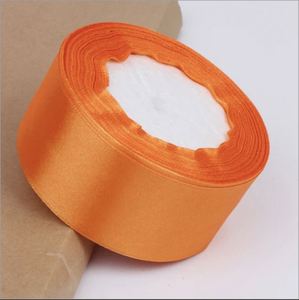 Ruban en satin brillant de haute qualité, 4 cm, 25 yards, simple face, pour emballage de cadeaux de mariage et décoration de bouquets - Product Image 6