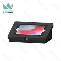 Support de tablette de bureau sécurisé LST16B en métal avec serrure, support de tablette antivol, support de tablette POS sécurisé pour iPad