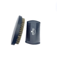 Kit de toilettage pour homme de haute qualité, nouveau et très vendu, avec brosse et peigne en bois pour la barbe