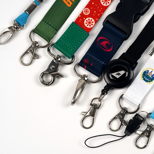Muestra Gratuita de Cordón para el Cuello de Poliéster con Logotipo Personalizado, Sublimación Jacquard y Serigrafía, con Gancho - Product Image 3