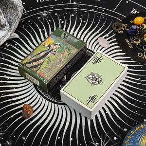 Juego Completo de Cartas del <span class=keywords><strong>Tarot</strong></span> Waite con Lámina Dorada, Caja de Papel Ecológica, para Principiantes, con Guía Analítica - Product Image 4