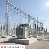Transformateur de distribution triphasé immergé dans l'huile S11-M-50kVA 10kV vers 400V 50/60Hz à bobinage en couches