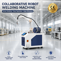Robot de soudage collaboratif programmable CE 6 axes, 380V, automatique, charge utile 10kg, pour la fabrication d'alliages d'aluminium