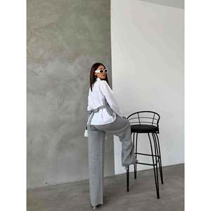 Sweater Detail <b>Knit</b> <b>Set</b> 1514 - Gray - Product Image 3