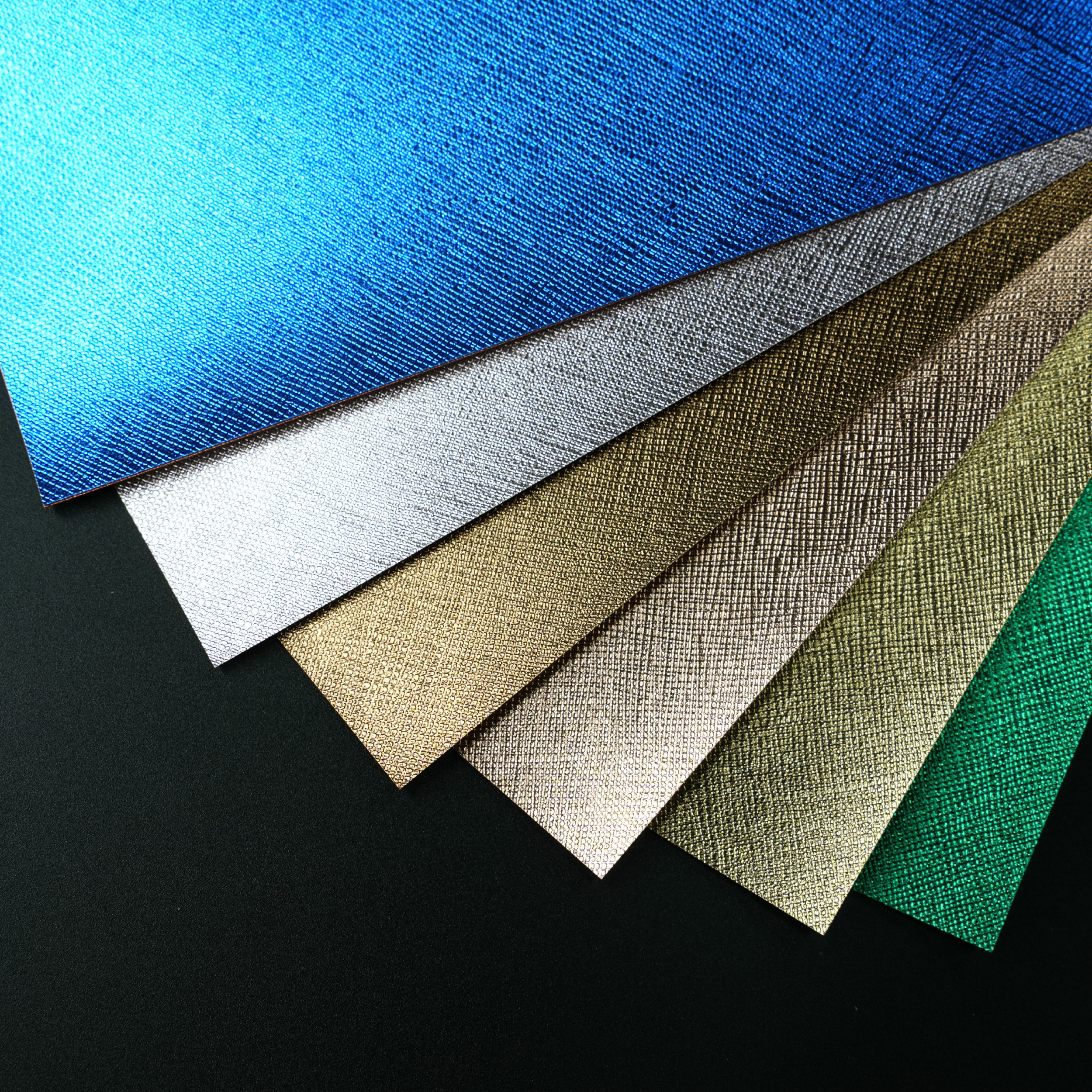 Luxury Packaging Embossed Paper Embossed Texture Wrapping Paper Multi Colors Metallic Gift Cover Paper Fashion Promotion