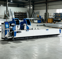 Equipo de Procesamiento CNC de Perfiles de Aluminio Industriales CNC-500*5000FOM, Máquina de Corte de Curvas de Doble Cabezal y 3 Ejes