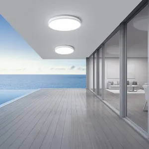 Luz de teto LED para sala de estar, iluminação de alta qualidade 5000K, 20W 1850LM, sem cintilação, moda e decoração