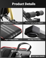 Banc de musculation réglable multifonction tout-en-un, design pliable pour les entraînements à domicile, équipement sportif