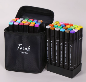 Set di Pennarelli a Doppia Punta in Plastica di Alta Qualità, 80 Colori, Inchiostri Permanenti a Base Alcolica per Disegno Artistico e Schizzi - Product Image 6