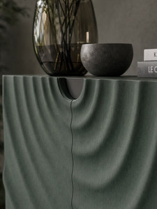 Consolle Moderna Minimalista in Legno Massello per Ingresso, Mobile Lussuoso per Corridoio, Credenza Multifunzionale per <span class=keywords><strong>Soggiorno</strong></span> - Product Image 4