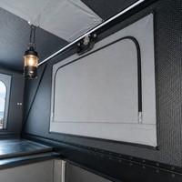 Huntoo – Coque de camping-car escamotable de qualité commerciale pour flotte de location, topper rigide pliable pour pick-up, idéal pour l'aventure tout-terrain