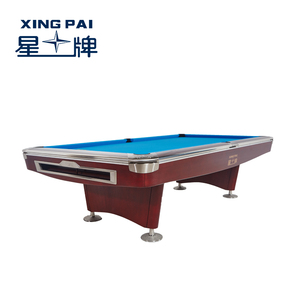 Mesa de Billar Americana Dorada XINGPAI A136 con Patas de Madera Maciza - Ecológica, Garantía de 1 Año, Oficial para 9 Bolas A136-9B Xingpai A136 a - Product Image 1