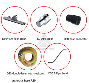 Venta caliente Aspirador portátil industrial Colector de polvo de alto vacío industrial Aspirador industrial para cemento - Product Image 4