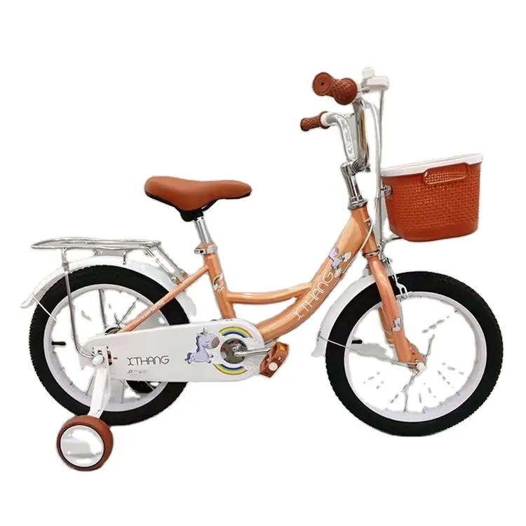 Fahrrad für Kinder Mädchen 12 14 16 Zoll Bestseller Modell Carbon Stahlrahmen Fahrrad Kunststoff korb Fahrrad für Kinder